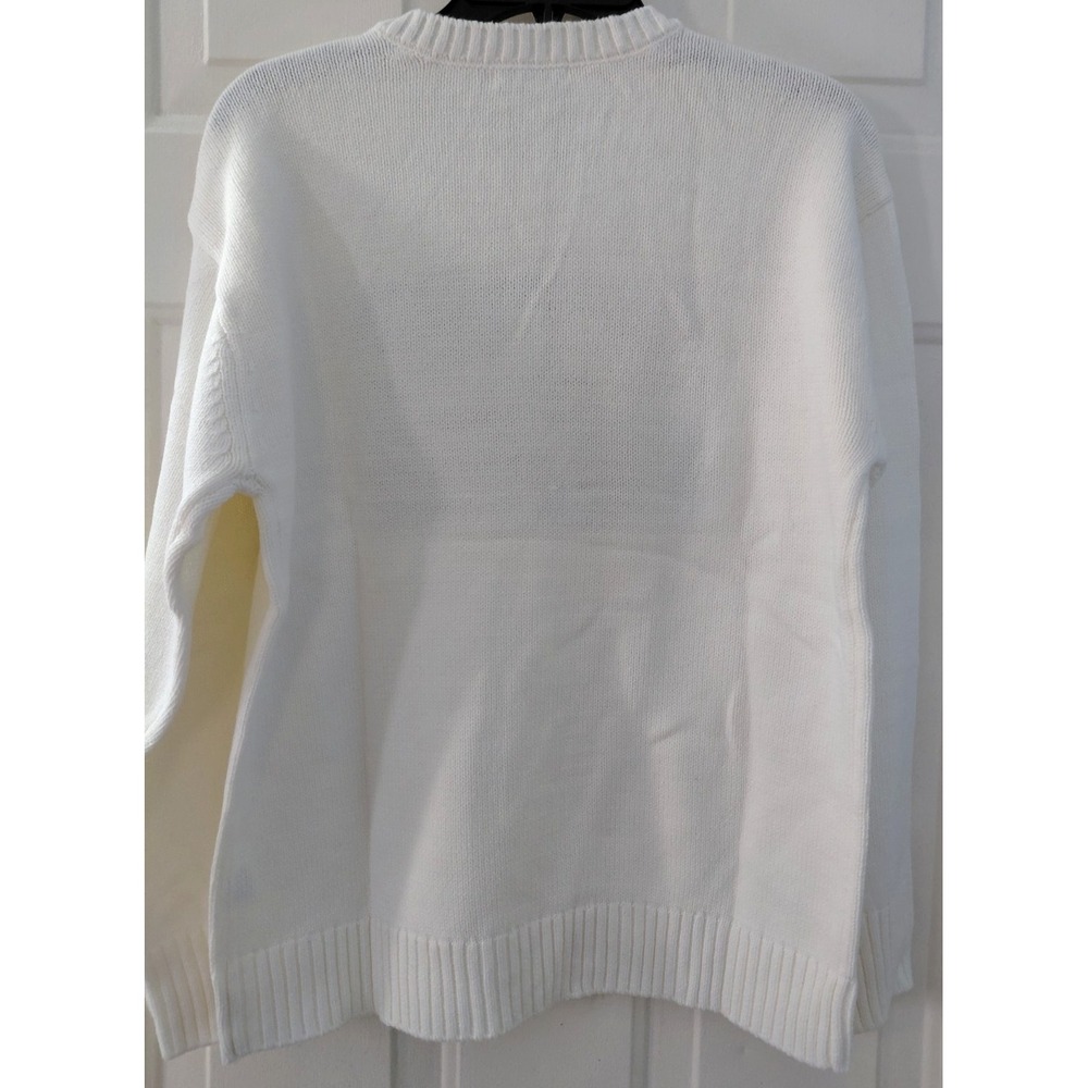 Mighty Fine American Flag Sweater Ivory Med. - Picture 2 of 7